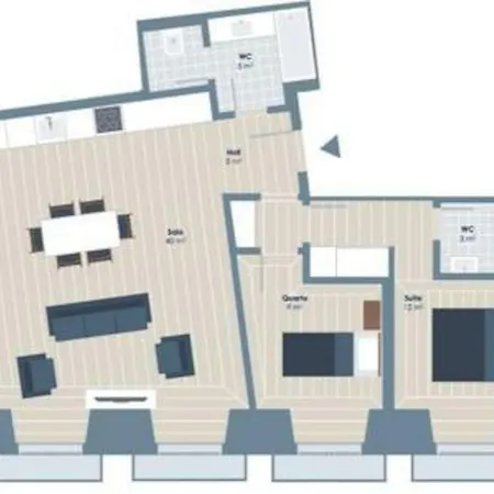 Unique 2 Bdr River View Baixa Alfama C דירה